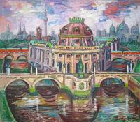 Bode-Museum Berlin, 2002 Mischtechnik, 70 x 80 cm